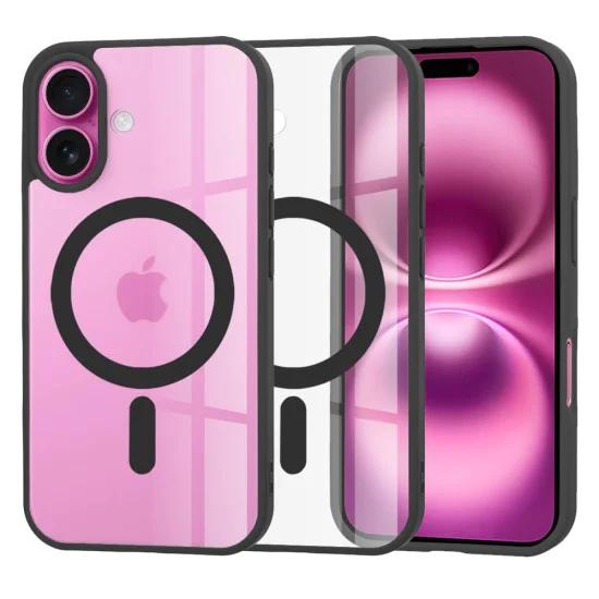 Калъф за iPhone 16 Plus - MagSafe Pro - черен