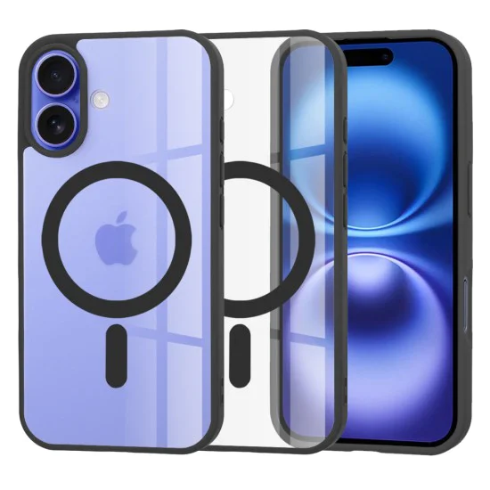 Калъф за iPhone 16 - MagSafe Pro - черен