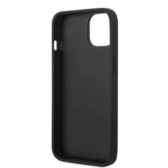 Калъф за iPhone 15 Plus / iPhone 14 Plus - Karl Lagerfeld Hardcase Glitter (KLHCP14MG2CPK) - Choupette Patch