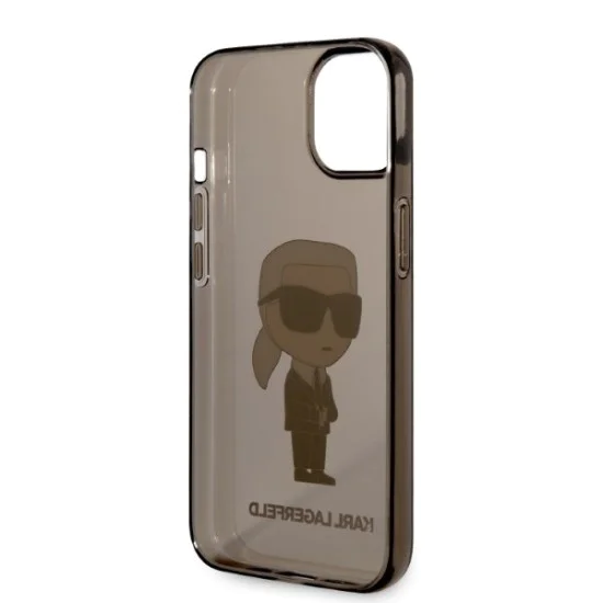 Калъф за IPhone 14 Plus - Karl Lagerfeld Hardcase (KLHCP14MHNIKTCK) - Ikonik Karl Lagerfeld