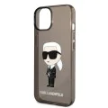 Калъф за IPhone 14 Plus - Karl Lagerfeld Hardcase (KLHCP14MHNIKTCK) - Ikonik Karl Lagerfeld