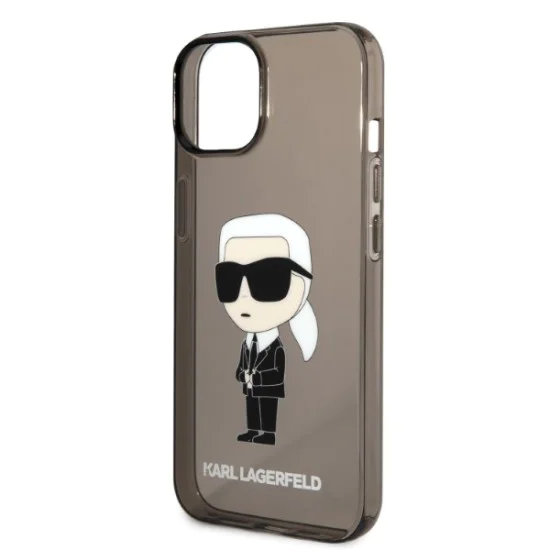 Калъф за IPhone 14 Plus - Karl Lagerfeld Hardcase (KLHCP14MHNIKTCK) - Ikonik Karl Lagerfeld
