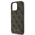 Калъф за iPhone 16 Pro - Guess Hardcase 4G Classic (GUHCP16LG4GFGR) - Черен