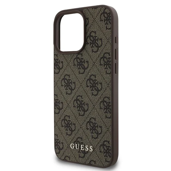 Калъф за iPhone 16 Pro - Guess Hardcase 4G Classic (GUHCP16LG4GFGR) - Черен