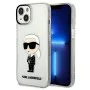 Калъф за IPhone 14 Plus - Karl Lagerfeld Hardcase Transparent (KLHCP14MHNIKKTCT) - Ikonik Karl Lagerfeld