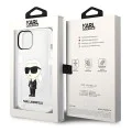 Калъф за IPhone 14 Plus - Karl Lagerfeld Hardcase Transparent (KLHCP14MHNIKKTCT) - Ikonik Karl Lagerfeld