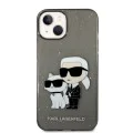 Калъф за iPhone 14 Plus - Karl Lagerfeld Hardcase Glitter (KLHCP14MHNKKCTGK) - Karl&Choupette