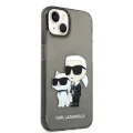 Калъф за iPhone 14 Plus - Karl Lagerfeld Hardcase Glitter (KLHCP14MHNKKCTGK) - Karl&Choupette