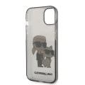 Калъф за iPhone 14 Plus - Karl Lagerfeld Hardcase Glitter (KLHCP14MHNKKCTGK) - Karl&Choupette