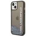 Калъф за iPhone 14 Plus - Karl Lagerfeld Hardcase Liquid Glitter (KLHCP14MLCKKVVK) - Elong