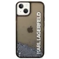 Калъф за iPhone 14 Plus - Karl Lagerfeld Hardcase Liquid Glitter (KLHCP14MLCKKVVK) - Elong