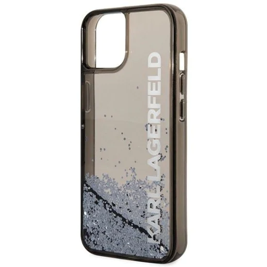 Калъф за iPhone 14 Plus - Karl Lagerfeld Hardcase Liquid Glitter (KLHCP14MLCKKVVK) - Elong