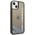 Калъф за iPhone 14 Plus - Karl Lagerfeld Hardcase Liquid Glitter (KLHCP14MLCKKVVK) - Elong