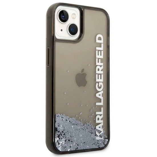 Калъф за iPhone 14 Plus - Karl Lagerfeld Hardcase Liquid Glitter (KLHCP14MLCKKVVK) - Elong