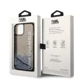 Калъф за iPhone 14 Plus - Karl Lagerfeld Hardcase Liquid Glitter (KLHCP14MLCKKVVK) - Elong