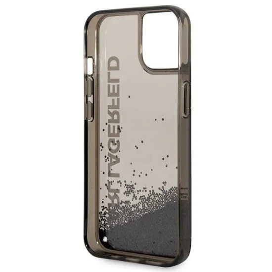 Калъф за iPhone 14 Plus - Karl Lagerfeld Hardcase Liquid Glitter (KLHCP14MLCKKVVK) - Elong