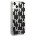 Калъф за iPhone 14 Plus - Karl Lagerfeld Hardcase Liquid Glitter (KLHCP14MLMMNMK) - монограм