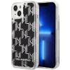 Калъф за iPhone 14 Plus - Karl Lagerfeld Hardcase Liquid Glitter (KLHCP14MLMMNMK) - монограм