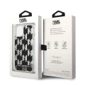 Калъф за iPhone 14 Plus - Karl Lagerfeld Hardcase Liquid Glitter (KLHCP14MLMMNMK) - монограм