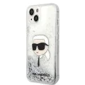 Калъф за iPhone 14 Plus - Karl Lagerfeld Hardcase Glitter (KLHCP14MLNKKHCH) - Karl Head