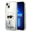 Калъф за iPhone 14 Plus - Karl Lagerfeld Hardcase Glitter (KLHCP14MLNKKHCH) - Karl Head