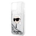 Калъф за iPhone 14 Plus - Karl Lagerfeld Hardcase Glitter (KLHCP14MLNKKHCH) - Karl Head