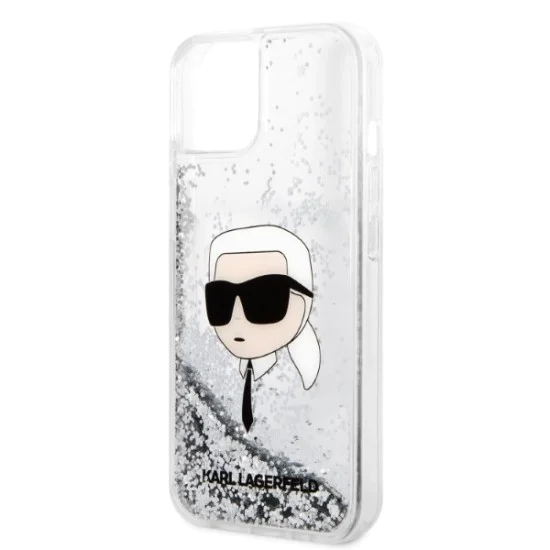 Калъф за iPhone 14 Plus - Karl Lagerfeld Hardcase Glitter (KLHCP14MLNKKHCH) - Karl Head