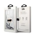 Калъф за iPhone 14 Plus - Karl Lagerfeld Hardcase Glitter (KLHCP14MLNKKHCH) - Karl Head