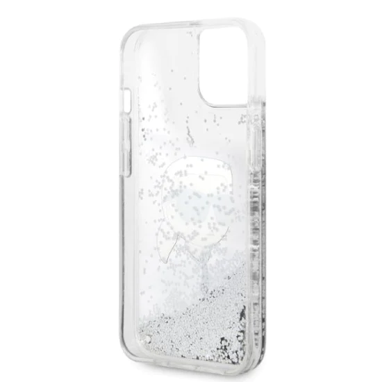 Калъф за iPhone 14 Plus - Karl Lagerfeld Hardcase Glitter (KLHCP14MLNKKHCH) - Karl Head