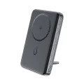 Външна батерия – Acefast (M6-10000) – магнитна, със стойка, Type-C, 10000mAh, 38.5Wh, 20W, LED светлина, компактна – Черен