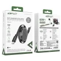 Кабел за данни C13-03 – Acefast, Type-C към Type-C, 60 W, кабел за данни за зареждане с двойно прибиране, бързо зареждане, 0,8 м – черен