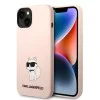 Калъф за iPhone 14 Plus - Karl Lagerfeld Silicone (KLHCP14MSNCHBCP) - Pink Choupette