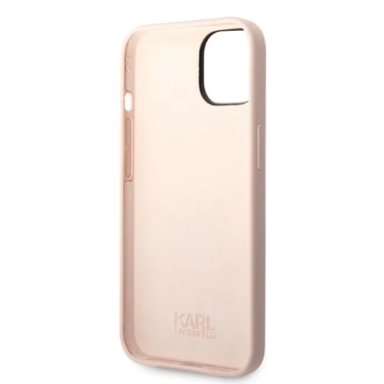 Калъф за iPhone 14 Plus - Karl Lagerfeld Silicone (KLHCP14MSNCHBCP) - Pink Choupette