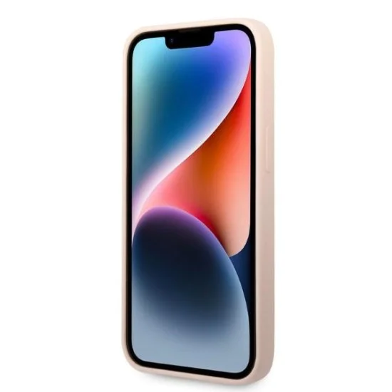 Калъф за iPhone 14 Plus - Karl Lagerfeld Silicone (KLHCP14MSNIKBCP) - Pink Ikonik