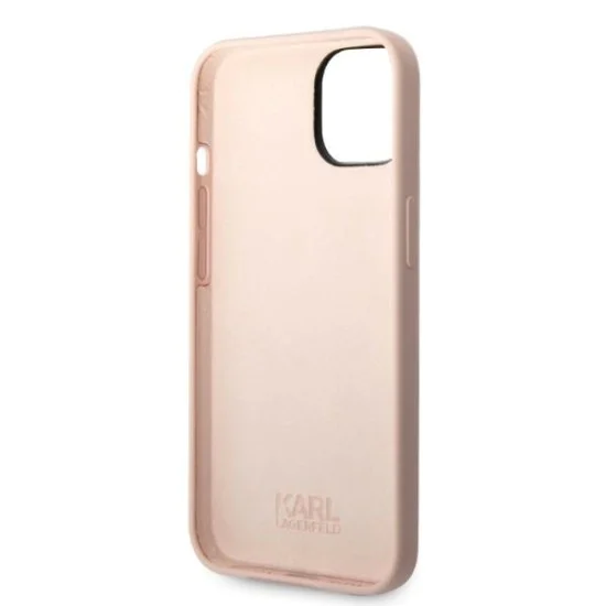 Калъф за iPhone 14 Plus - Karl Lagerfeld Silicone (KLHCP14MSNIKBCP) - Pink Ikonik