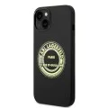 Калъф за iPhone 14 Plus - Karl Lagerfeld Silicone (KLHCP14MSRSGRGRCK) - Черен RSG