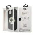 Калъф за iPhone 14 Plus - Karl Lagerfeld Silicone (KLHCP14MSRSGRGRCK) - Черен RSG