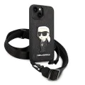 Калъф за IPhone 14 Plus - Karl Lagerfeld Hardcase Monogram (KLHCP14MSTKMK) - Ikonik Patch