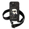 Калъф за IPhone 14 Plus - Karl Lagerfeld Hardcase Monogram (KLHCP14MSTKMK) - Ikonik Patch