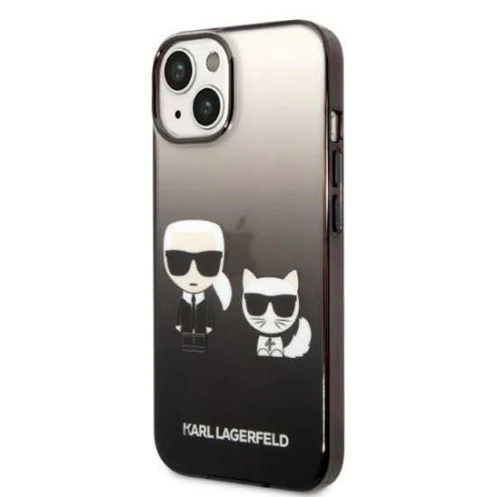 Калъф за IPhone 14 Plus - Karl Lagerfeld Hardcase (KLHCP14MTGKCKCK) - Gradient Ikonik Karl&Choupette
