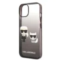 Калъф за IPhone 14 Plus - Karl Lagerfeld Hardcase (KLHCP14MTGKCKCK) - Gradient Ikonik Karl&Choupette
