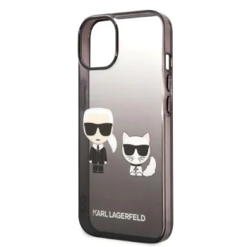 Калъф за IPhone 14 Plus - Karl Lagerfeld Hardcase (KLHCP14MTGKCKCK) - Gradient Ikonik Karl&Choupette