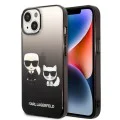 Калъф за IPhone 14 Plus - Karl Lagerfeld Hardcase (KLHCP14MTGKCKCK) - Gradient Ikonik Karl&Choupette