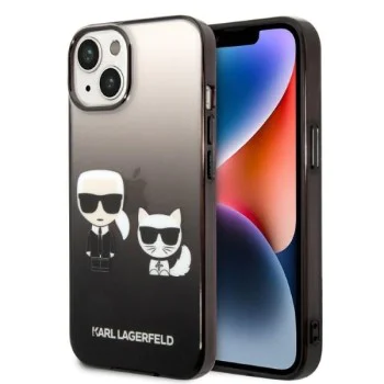Калъф за IPhone 14 Plus - Karl Lagerfeld Hardcase (KLHCP14MTGKCKCK) - Gradient Ikonik Karl&Choupette