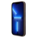 Калъф за iPhone 15 Pro - Guess Hardcase 4G Big Metal Logo - Кафяв
