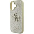 Калъф за iPhone 16 Plus - Guess Glitter Fixed Big 4G (GUHCP16MHG4SGGD) - Златен
