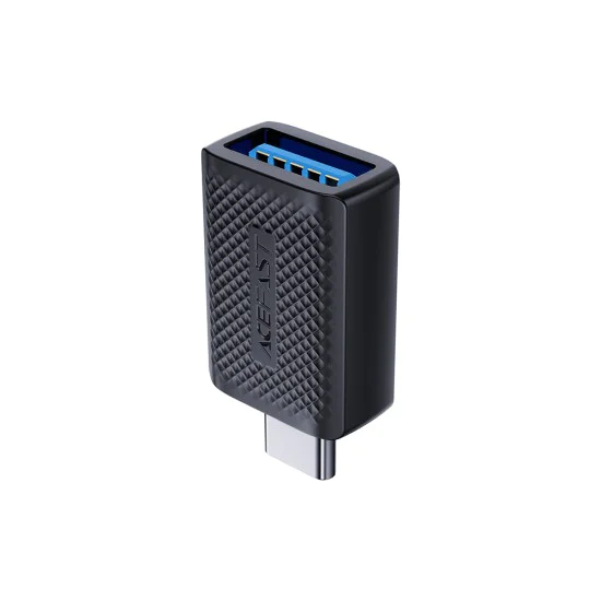 Адаптер J1 – Acefast, Type-C към USB 3.0, 5Gbps, бързо зареждане, предаване на данни – черен
