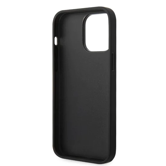 Калъф за iPhone 14 Pro Max - Karl Lagerfeld Hardcase Glitter (KLHCP14XGFKPG) - Silver Flakes Ikonik