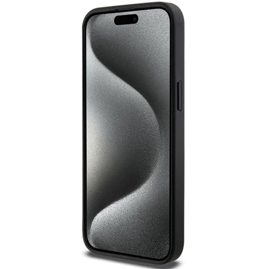 Калъф за iPhone 14 Pro Max - Karl Lagerfeld Saffiano Gripstand (KLHCP14XGSACHPK) - Choupette