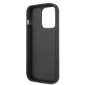 Калъф за iPhone 14 Pro Max - Karl Lagerfeld Hardcase Glitter (KLHCP14XG2CPS) - Silver Choupette Patch